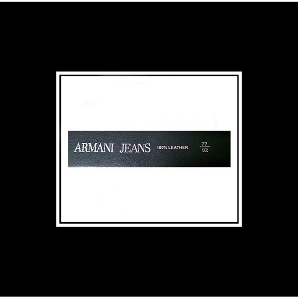 New Rare & Unique High Grade Genuine Leather Authentic Armani Jeans Belt